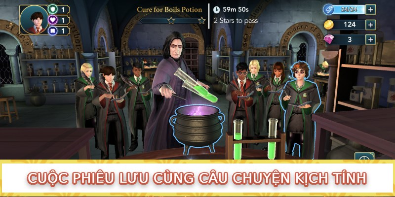 Khám phá thế giới phù thủy Harry Potter game mobile